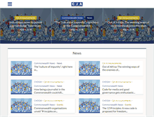 Tablet Screenshot of commonwealthjournalists.org